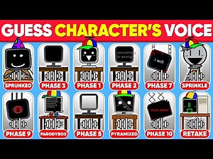 Guess the MR FUN COMPUTER from Different Phases/Games | Phase 1-10, Retake, Sprunked, Pyramixed