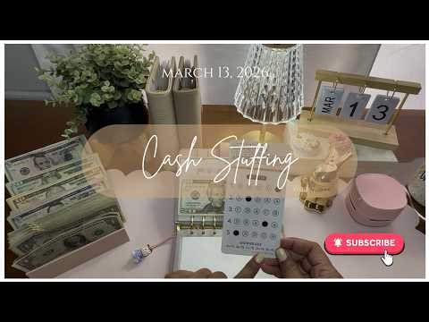 Cash Stuffing $450 | Savings Challenges for Debt Payoff + 200 Subscriber Giveaway Winner