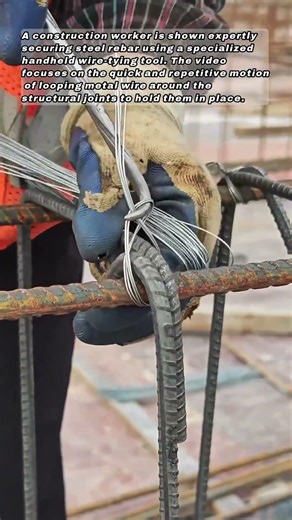 Steel Rebar Tying Technique Process