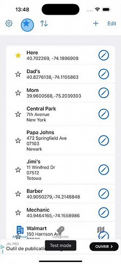 Maps Address Book - Features Overview