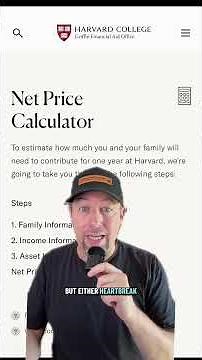 Run the Net Price Calculator (NPC) before you apply to college!