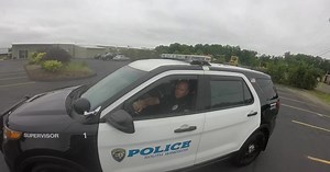 Nasty Woman Gets Instant Karma After She Tries To Push A Motorcycle Rider Into Looming Traffic