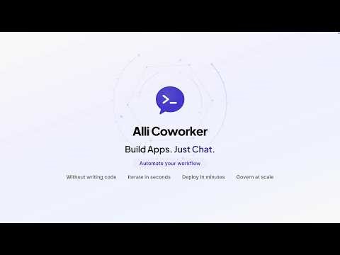 Alli Coworker - Automate your workflow