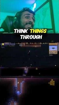 Rip my Terraria base #terraria #calamity #terrariamemes