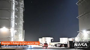 Here's our newest daily from Boca Chica with all things Starship! In a surprise move, SpaceX rolled out Booster 7 back to the launch site, to prepare it for static fire testing. Furthermore, the chopsticks got damaged in the preparation of lifting operations! Check out the full video here: https://www.youtube.com/watch?v=3FHl3Nrsa9Y | NASASpaceflight.com