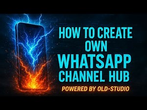How to create own WhatsApp channels hub free web making method | POWERED BY OLD-STUDIO