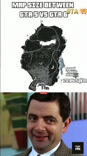 This Is How Massive GTA 6's Map Actually Is 🤯 #GTA6 #Comparison