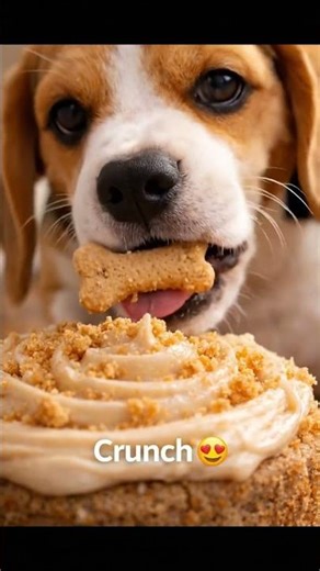 Beagle Puppy ASMR Eating Birthday Cake 🐶🎂 | International Puppy Day