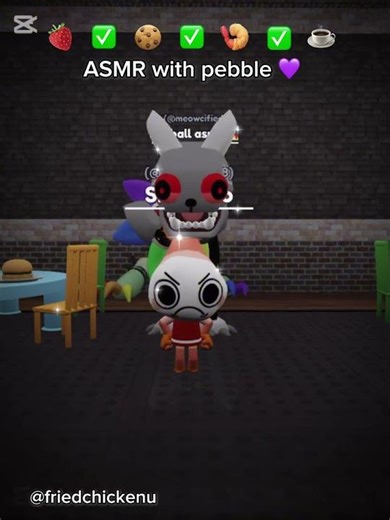 Asmr with pebble! :3 #dandysworld #dandysworldroblox #dandysworldmeme #dw #roblox 