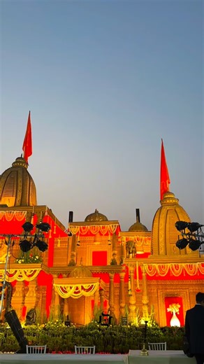 Sutra & Soul weddings. on Instagram: "Ram Mandir🛕 #viral #weddings #decore #foryou #rammandir"