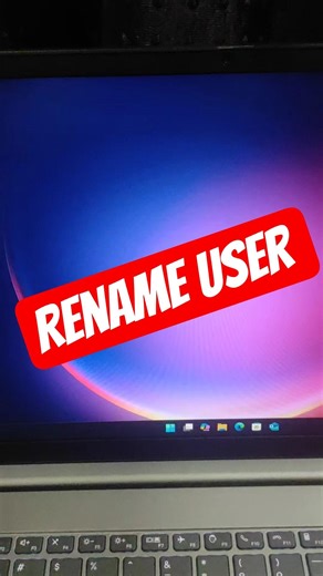 Rename User🔥| Day-0864| Windows Tips #techreels #reel #short #windows11tips #windows11