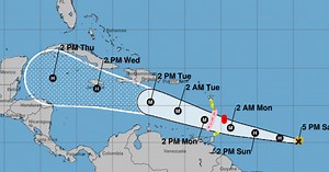 Beryl becomes a hurricane heading towards the Caribbean.