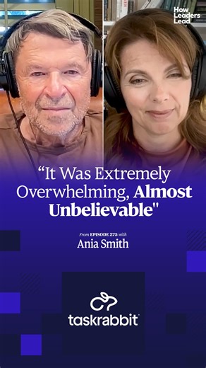 How Leaders Lead on Instagram: "Perspective changes everything. Ania Smith, CEO of TaskRabbit, reflects on what it feels like to move from scarcity to abundance — and how moments like that quietly shape how you think, build, and lead. @taskrabbit x @davidnovak #leadership #ceo #taskrabbit #leadershipdevelopment #podcastclips"