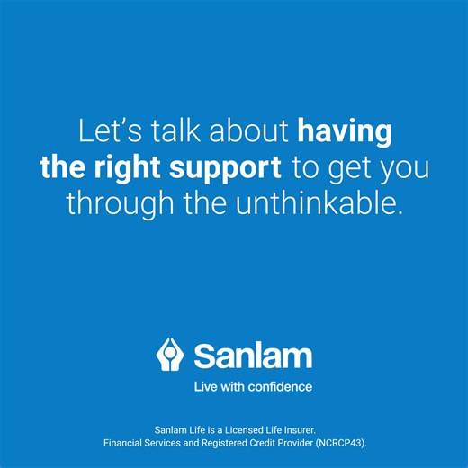 At Sanlam, we are committed to stand by you in life’s toughest moments—giving you financial confidence when you need it most. | Sanlam