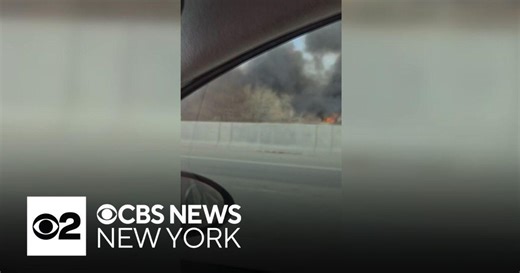 Crews battle Newark brush fire