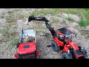 Rc backhoe loader Huddig 1260