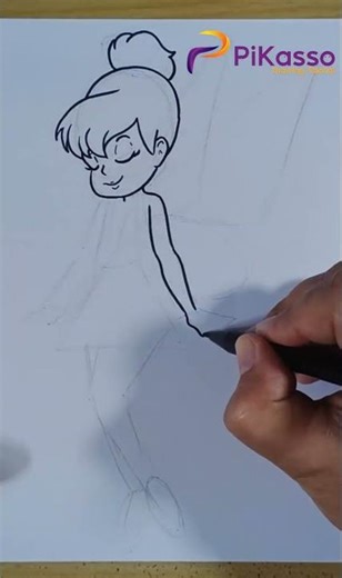 Fun and Easy Tinker Bell Drawing Tutorial