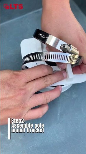 Pole Mount a Bullet Camera| Step-by-Step Guide #LTSproX #LTS12MPIPC #bulletcamera #securitycamera