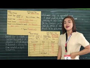 Deposit and Withdrawal Slip | Hana Ko