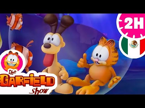 🐟 ¡Garfield en varios lugares y espacios! 🐟Episodios completos en español latino