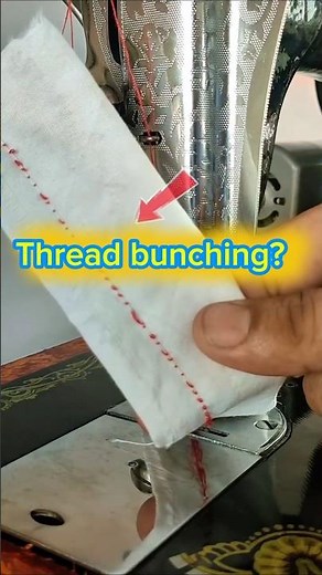 💁‍♀️How to Fix Sewing Machine Thread Bunching Up Under Fabric | Step-by-Step Guide"