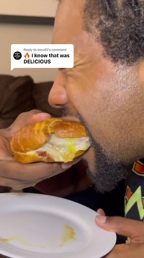 Delicious Ham & Swiss Cheese Croissant Sandwich Recipe