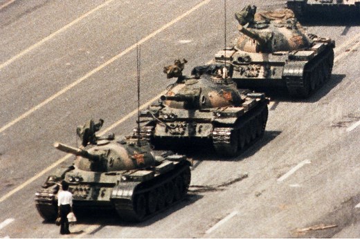 The Tiananmen square protest