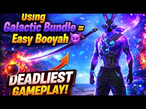 Using galactic bunny easy booyah with prime 8 friend #freefire #viral