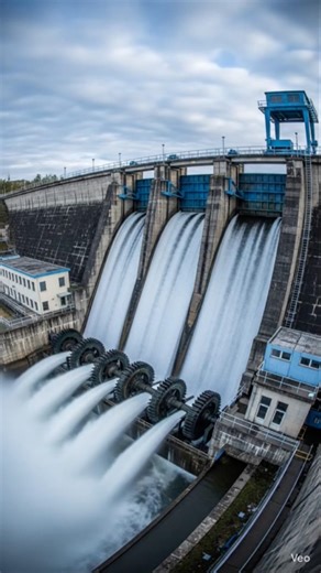 From dam to power grid ⚡ Simple science! The power of flowing water explained! 🌊