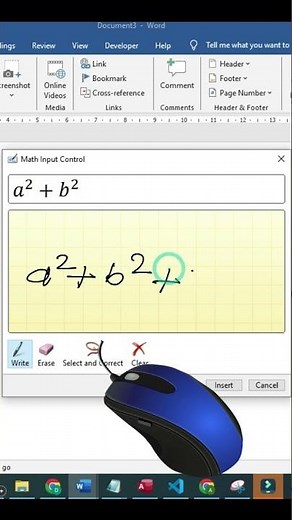 2️⃣ Now writing Math Formula is easy 😍 | Magic of Microsoft Math Input Tool | Formula Typing Trick
