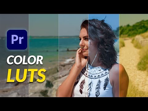How to use LUTs in Premiere Pro 2023 | Color Grading (For Beginners)