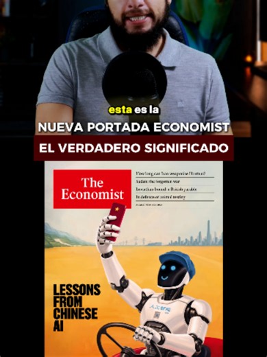 Me quedé 10 minutos haciendo zoom a la nueva portada de The Economist y no puedo creer el detalle del teléfono 😳 No es un robot en un tractor. Es un mensaje completo sobre el futuro del trabajo. Pausa el video en el segundo 7 y dime qué ves. #theeconomist #inteligenciaartificial #ia #china #futurodeltrabajo #teoria #curiosidades #elonmusk #tecnologia #analisis