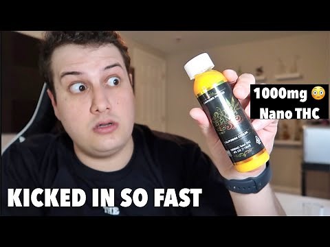 This edible kicks in SO FAST! (1000mg NANO THC)