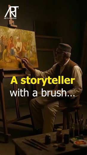Ustad Allah Bakhsh — The Storyteller with a Brush From the soul of Punjab to the heart of every canvas — his art lives on. No formal degree. No shortcuts. Just pure passion, dedication, and brilliance. He captured our culture, our legends, and our people like no other. From Heer Ranjha to Sohni Mahiwal, from village scenes to divine tales — every painting is a timeless story. This tribute is brought to you by Art TV Pakistan — a platform dedicated to promoting Pakistani art and artists. If you’r