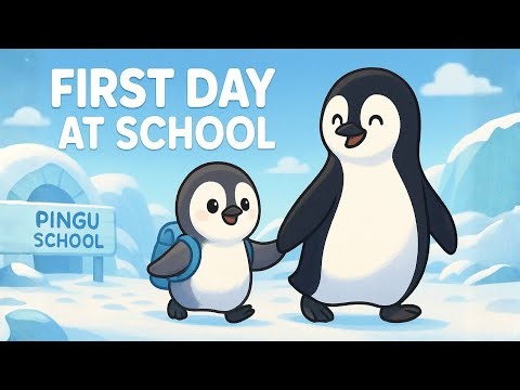 The Baby Penguin Goes to School for the First Time | A Cute Animated Story