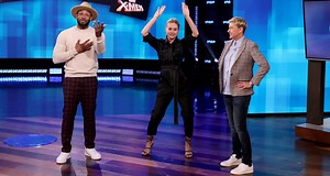 Brie Larson & tWitch Face Off In A Game Of Marvel Heads Up! On ‘Ellen’