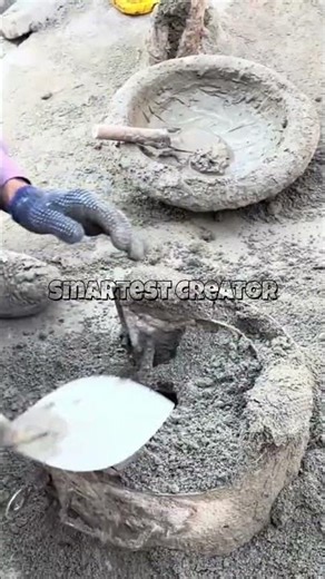 Creative Cement Craft Making a Realistic Wood Stove