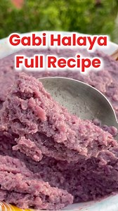 31K views · 369 reactions | Gabi Halaya Full Recipe  1/2 kilo gabi 1 can condensed 1 can evap 2 tbsp margarine Food color #gabi #gabihalaya #bisayanspecialty #gabirecipe | Bisayan Specialty | Facebook