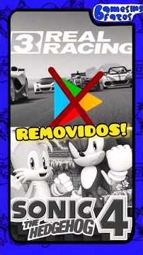 BEST GAMES REMOVED FROM THE PLAY STORE #shorts #sonic #realracing3 #mobile #playstore