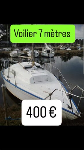 Adrien Cazanave on Instagram: "Vends voilier Challenger Scoot 7 m au port du Cap d’Agde. Voiles et intérieur en bon état. Moteur à réviser, carénage à prévoir. Vendu dans l’état. 400 € non négociable. Premier arrivé, premier servi. Place de port à reprendre et à régler pour l’année prochaine. Si tu veux le lien → commente ( scoot ) ⚓️"