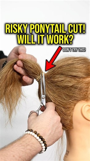 The easiest way to cut layers at home #hairhacks #tutorial #haircut