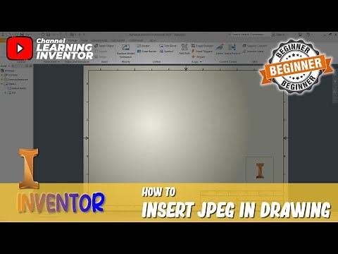 How To Insert A Jpeg Into Inventor Drawing