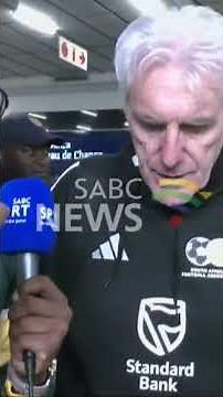 Fans gather at OR Tambo Airport for Bafana Bafana's return