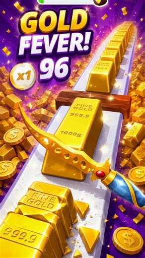Gold Fever 💰🔥 Rich Run Challenge in Perfect Slices 😱 #shorts #gaming