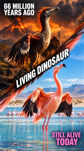 The Flamingo Is Not a Bird. It's a Living Dinosaur.