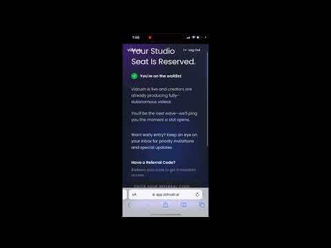 Vidrush ai - how to redeem an invite code