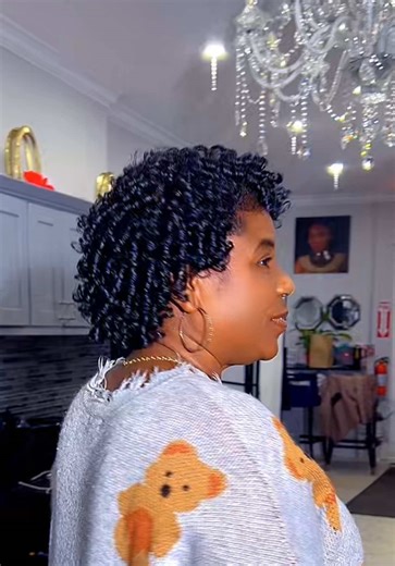 Natural hair rod set