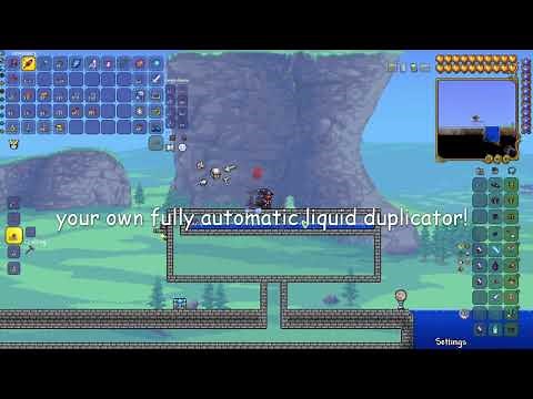 Terraria 1.4+ liquid duplicator (Fully automatic and simple for Mobile and PC versions)