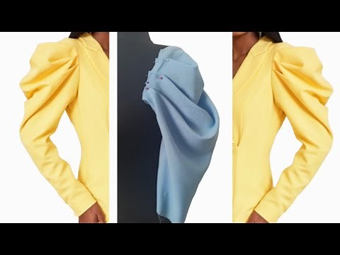 HOW TO MAKE A COWL SLEEVE || DRAPE SLEEVE