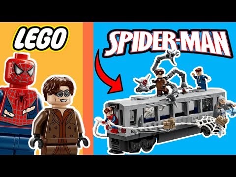 Review: Spider-Man vs. Doc Ock Subway Train Scene LEGO set